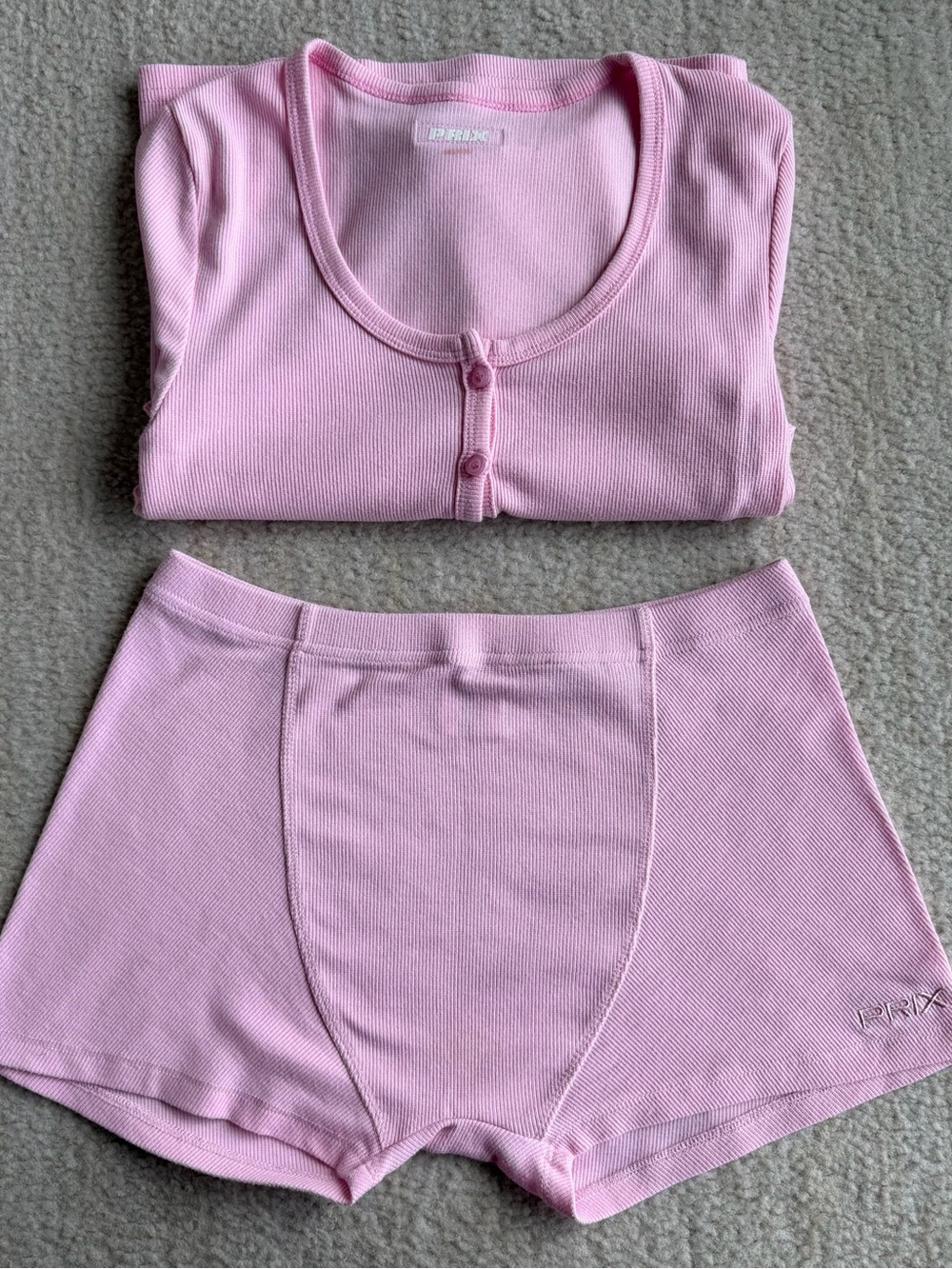 Prix Limited Colonel Rib Set in Kirby Pink